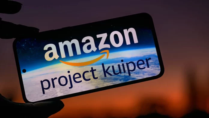 Logo de Amazon asociado a su proyecto de internet satelital para ampliar la conectividad en Bolivia