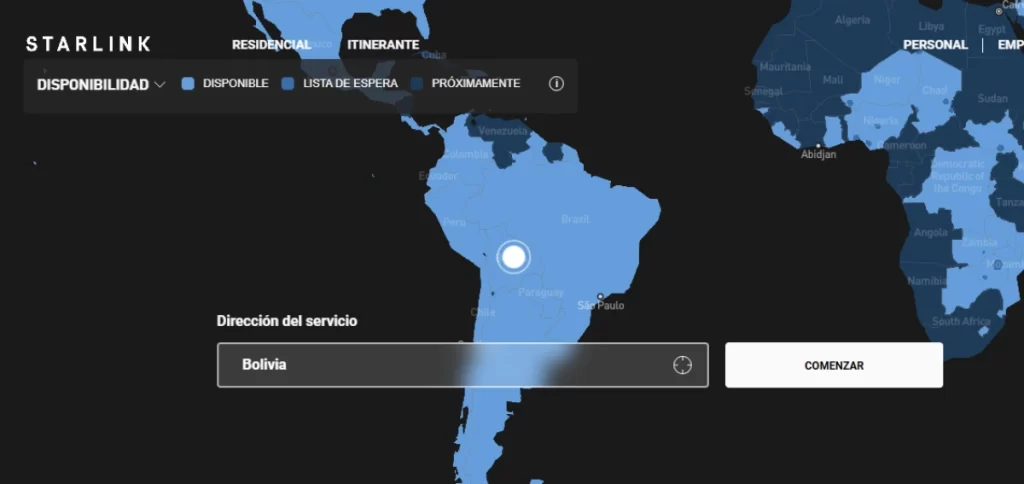 Starlink llega a Bolivia: cómo funciona, cuánto cuesta y qué cambia en la conectividad Antena de Starlink instalada para ofrecer internet satelital en Bolivia