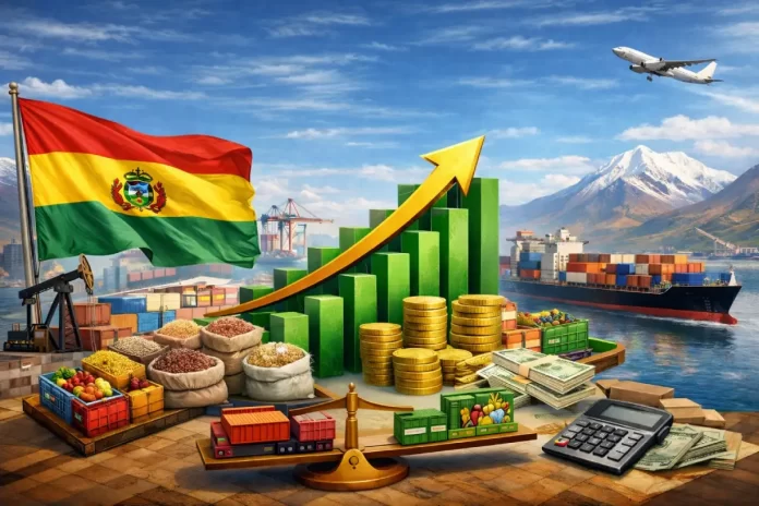 Actividad portuaria y exportaciones bolivianas reflejan superávit comercial en 2026
